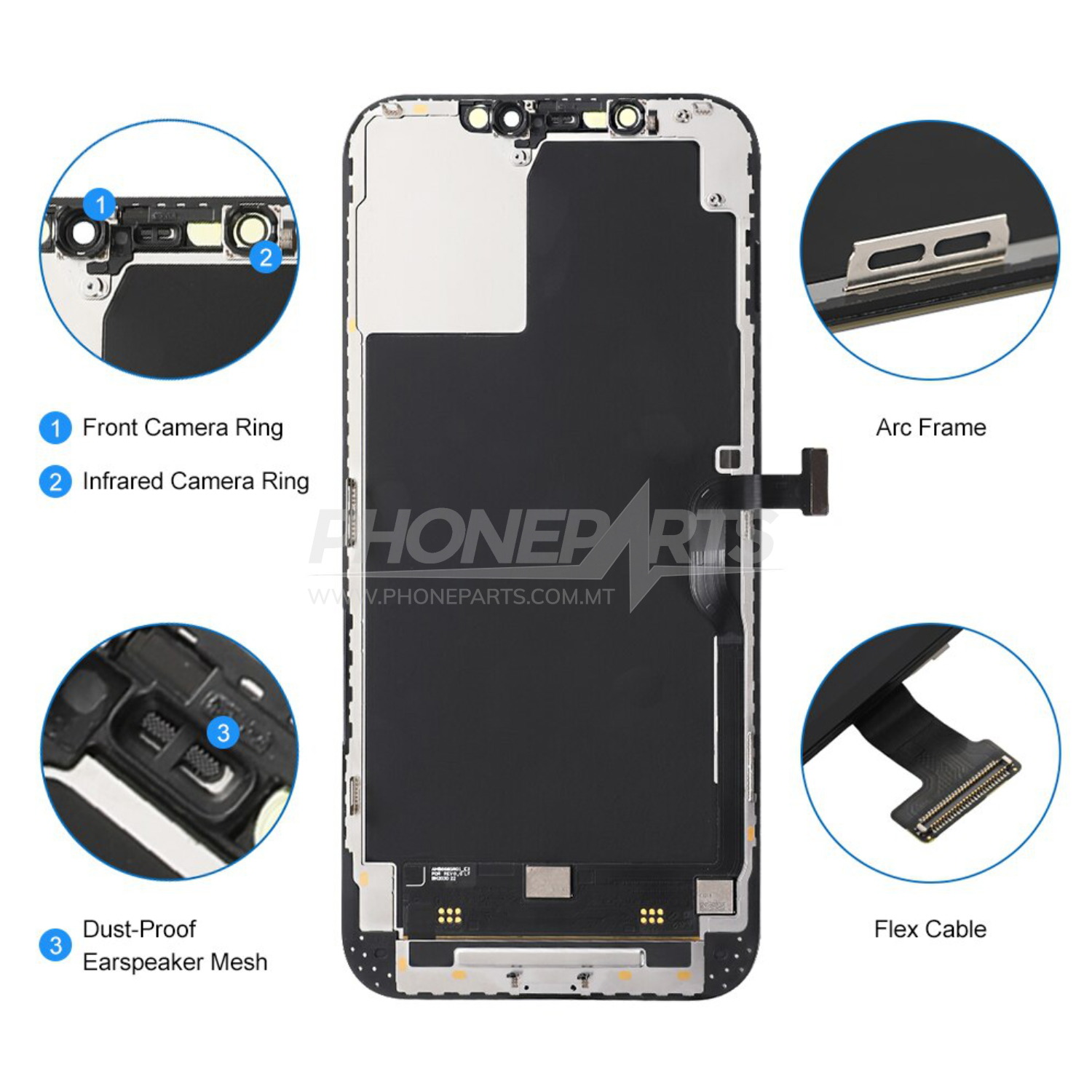 DISPLAY TOUCH IPHONE 12 PRO MAX HARD OLED APL Phoneparts