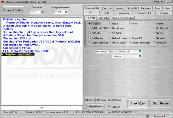 Miracle Thunder Dongle Kit Version 2018 Phoneparts