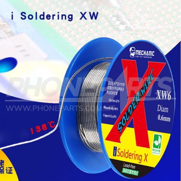 mechanic-i-soldering-xw-low-temperature-138-dgree-welding-wire-for-iphone-x-xs-xr-xs-max-3 MECHANIC XW5 SOLDERING WIRE LOW TEMPERATURE (138°)