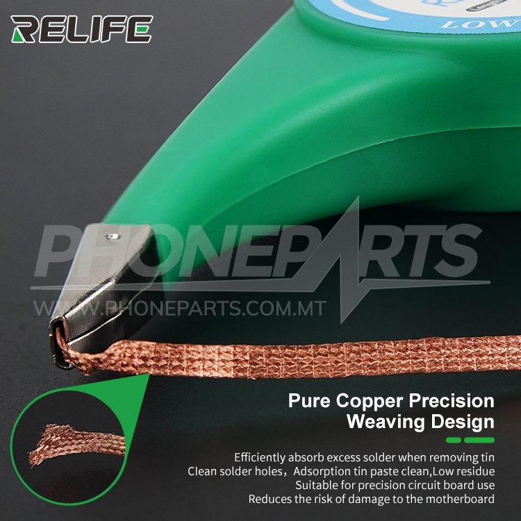 RELIFE SOLDERING WICK WITH STEEL MOUTH Phoneparts