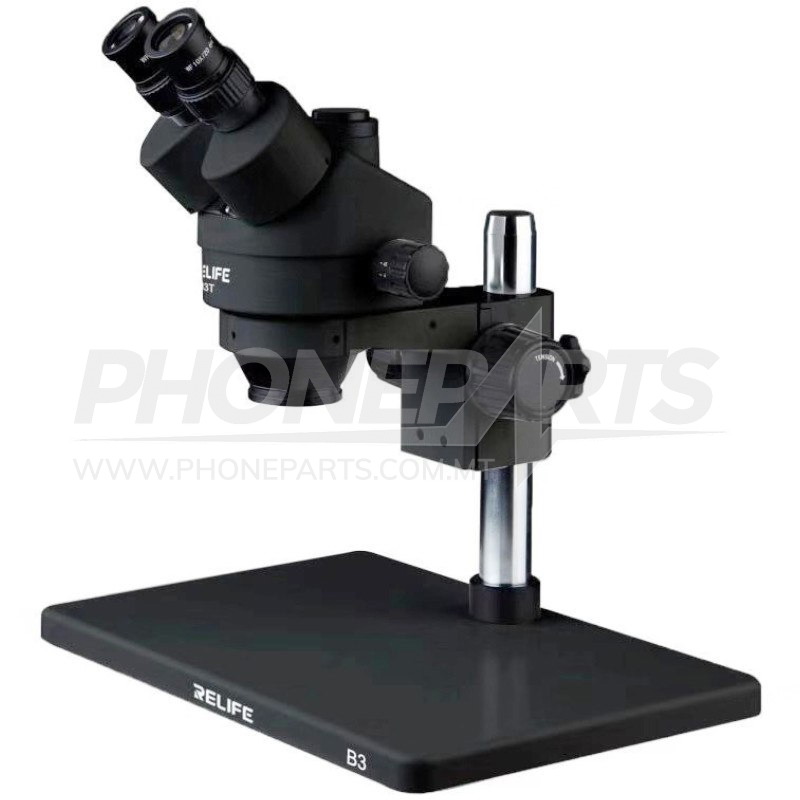 RELIFE RL-M3T-B3 STEREO TRINOCULAR SIMULFOCAL HD MICROSCOPE 