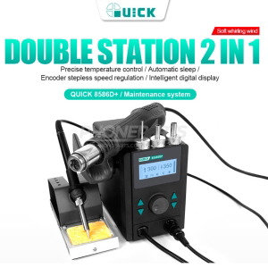 Quick 8586D+ 2 in 1 double station