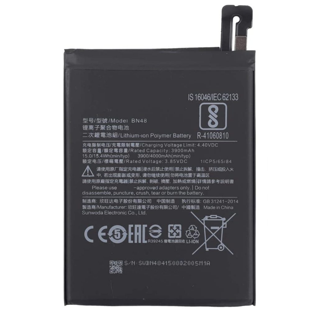 Battery Xiaomi Redmi Note 6 Pro Bn48 39004000 Mah High Quality Compatible Phoneparts 8092