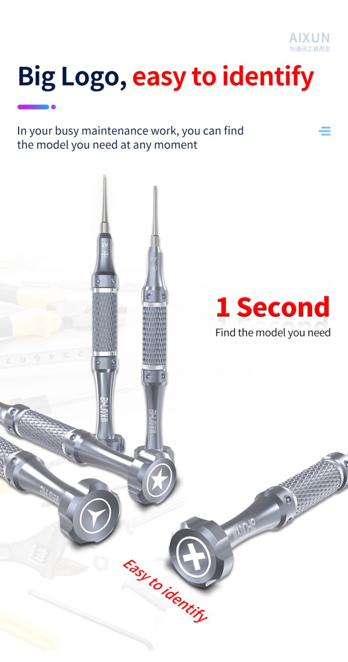 JC Aixun Screw Driver AX-iS02 (5 Types for choice) - Phoneparts