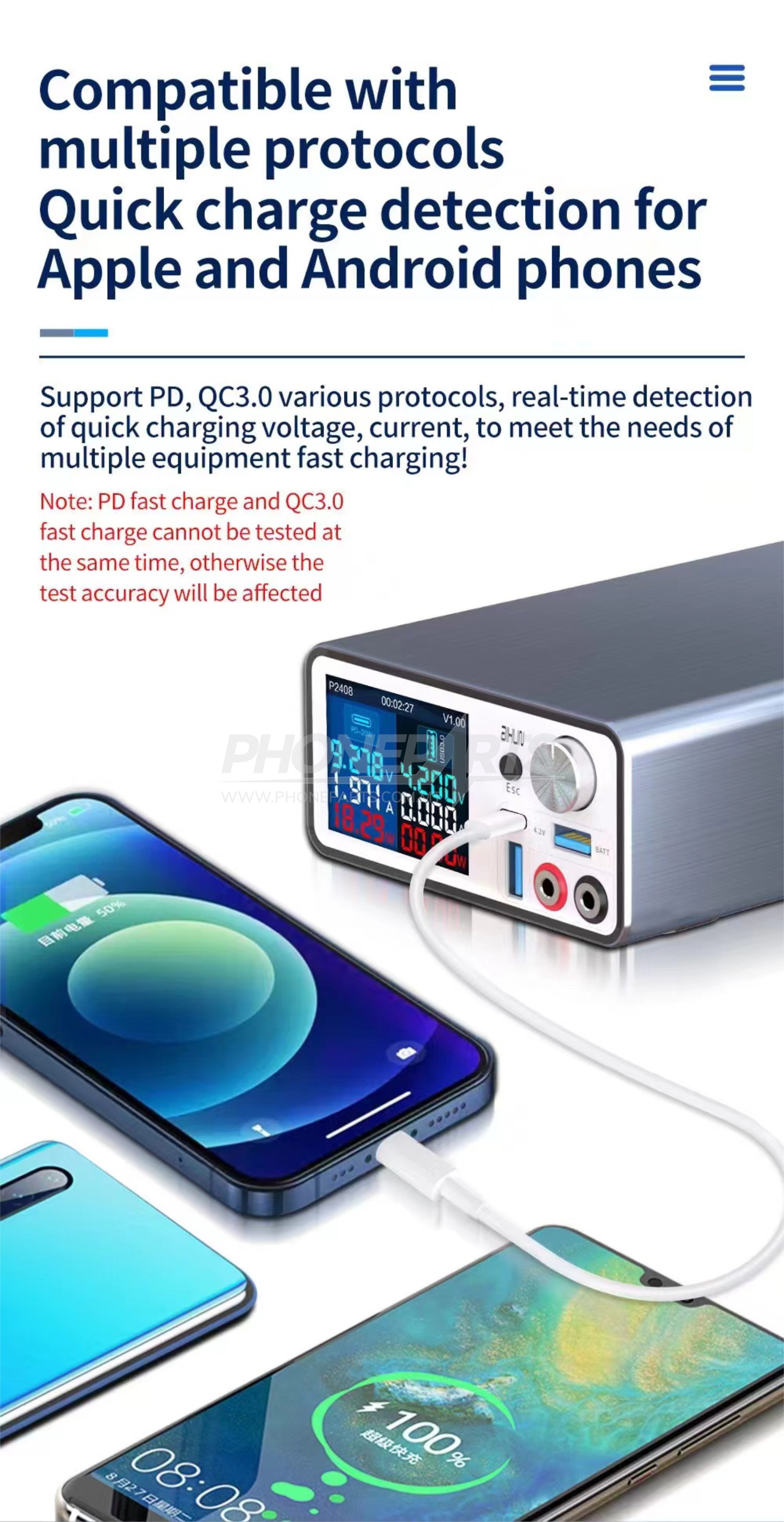 Jc aixun intelligent voltage regulator power supply p2408 4a