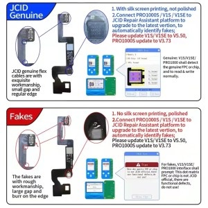 JC Face ID Flex Cable: How to verify that they are really original?