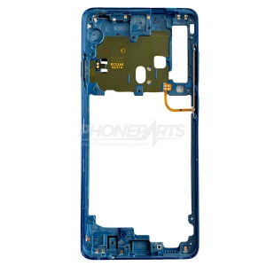Middle cover blue Samsung A9 2018 (SM-A920) genuine