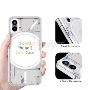 Nothing Phone (1) Flexible TPU Transparent Clear Case (2MM)