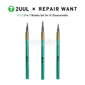 2UUL X REPAIR WANT Y-C-S 3 IN 1 BLADE SET FOR IC DISASSEMBLE