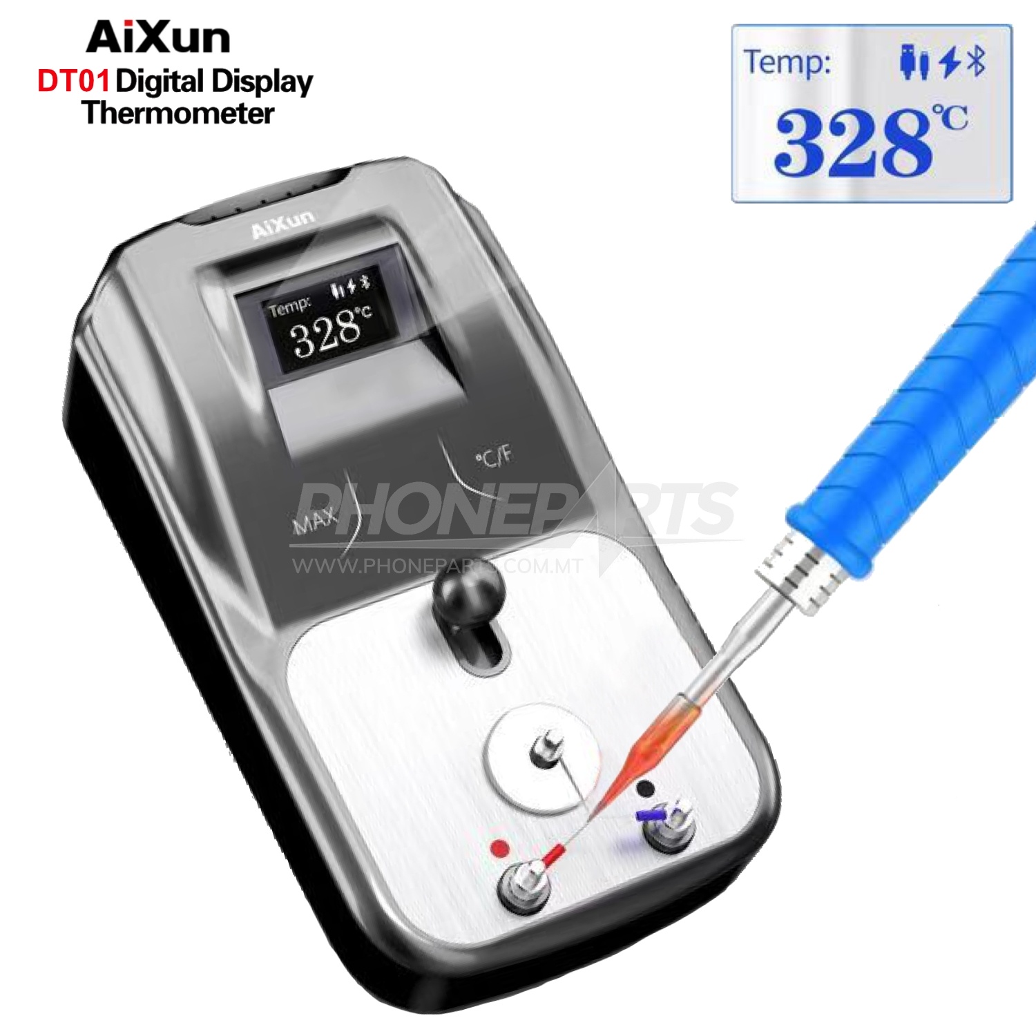 AIXUN DT01 OLED Smart Digital Display Temperature Tester Phoneparts