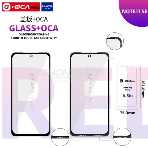 G+OCA PRO GLASS + HQ OCA FOR XIAOMI REDMI NOTE SERIES
