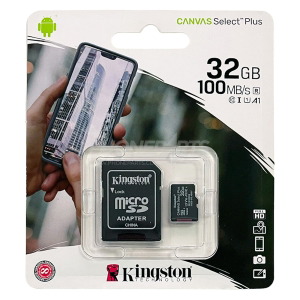 Kingston micro sd 32gb canavas select plus