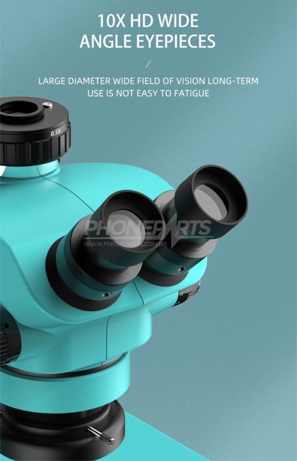 RF4 TRINOCULAR MICROSCOPE DOUBLE ARM BOOM STAND RF7050TVW Phoneparts