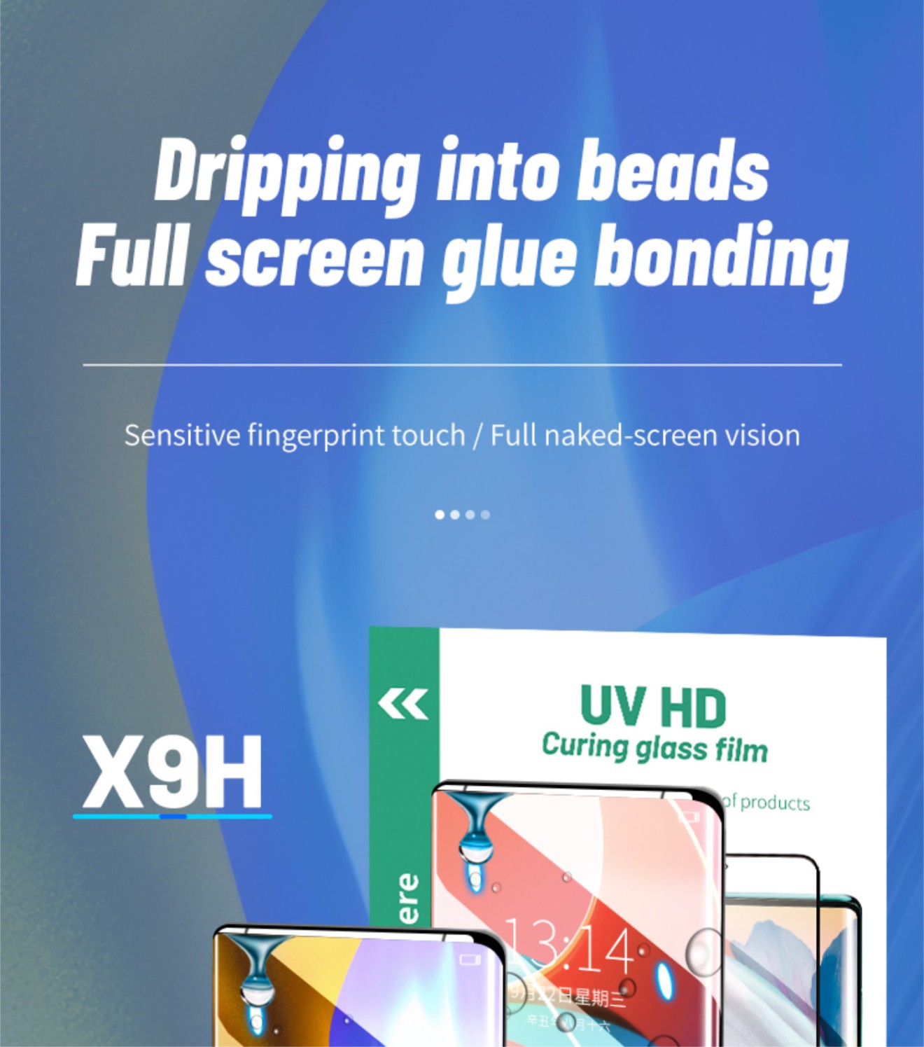TUOLI X9H Soft UV HD Phone Screen Flexible Hydrogel Film Phoneparts
