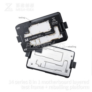 QIANLI MEGA-IDEA IPHONE 14 SERIES 8in1 MOTHERBOARD TEST FRAME + REBALLING