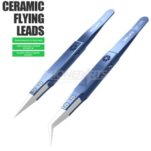 PRECISION TITANIUM ALLOY CERAMIC TWEEZER FOR FLYING LEADS