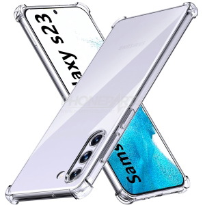 Clear silicone gel cover Samsung S23 series