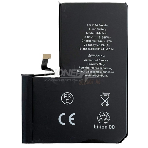 Batteria HX Per IPhone 14 Pro Max (A2830) - 4323 MAh - Kit Con Strumenti E Adesivo