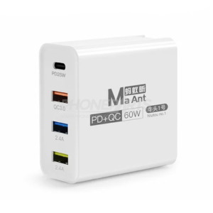 MAANT FAST ICHARGER 4 PORTS USB/TYPE-C (PD+QC 60W)