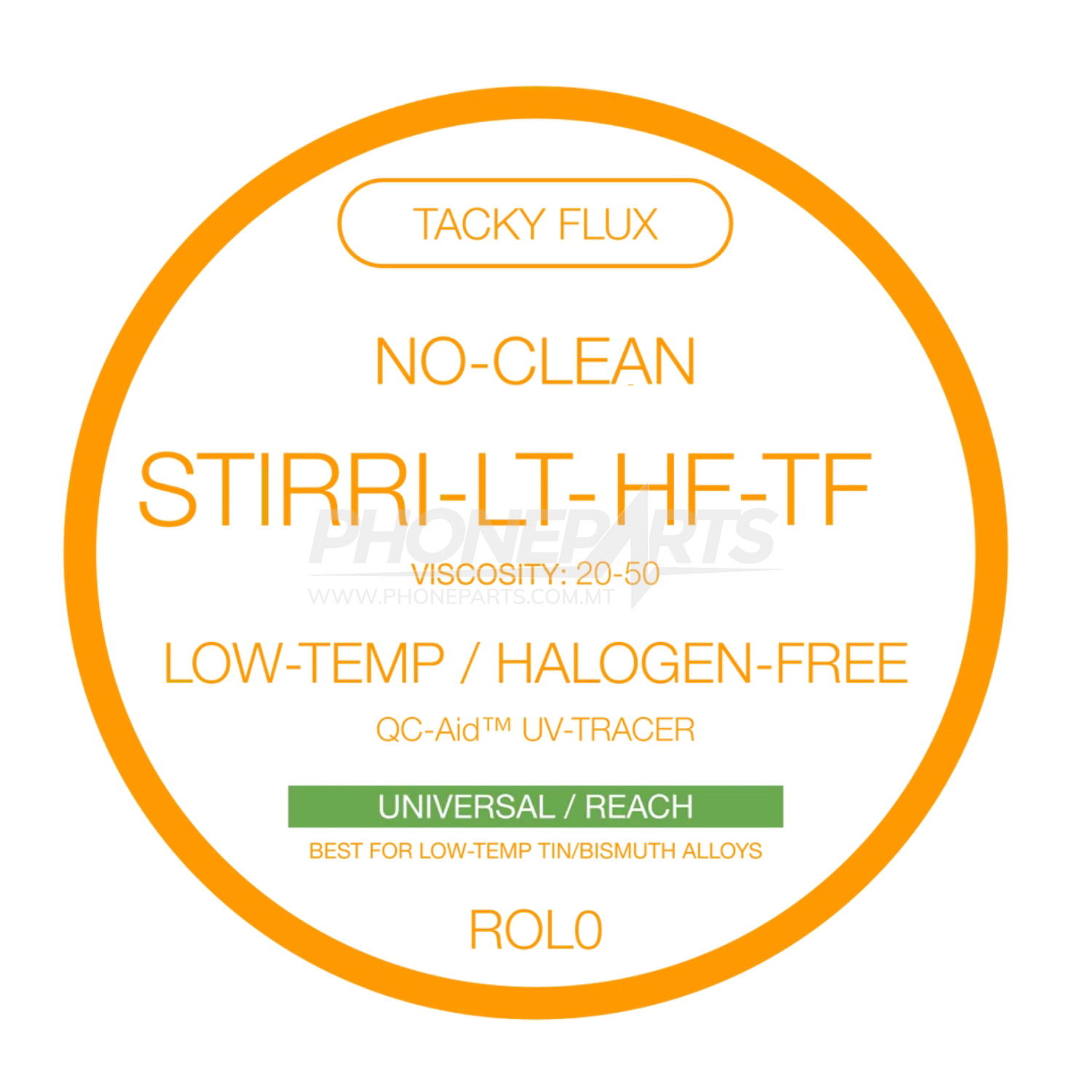 AMTECH STIRRILTHFTF NOCLEAN LOWTEMP SOLDERING FLUX (ROL0) 5GR