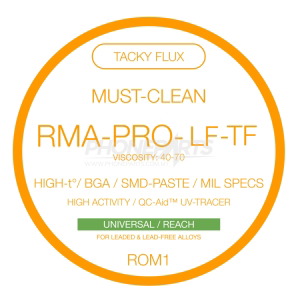 AMTECH STIRRI RMA-PRO-LF-TF ROSIN MILDLY ACTIVATED FLUX WITH QC-TRACER (ROM1) 5GR