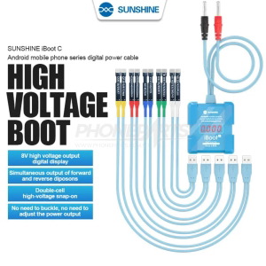 SUNSHINE IBOOT C DIGITAL HIGH VOLTAGE ANDROID MOBILE PHONE POWER BOOT CABLE