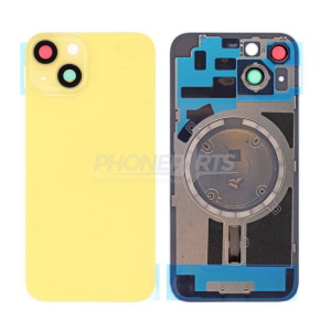 BACK GLASS PANEL & METAL FRAME WITH MAGSAFE AND CAMERA LENS FOR IPHONE 14