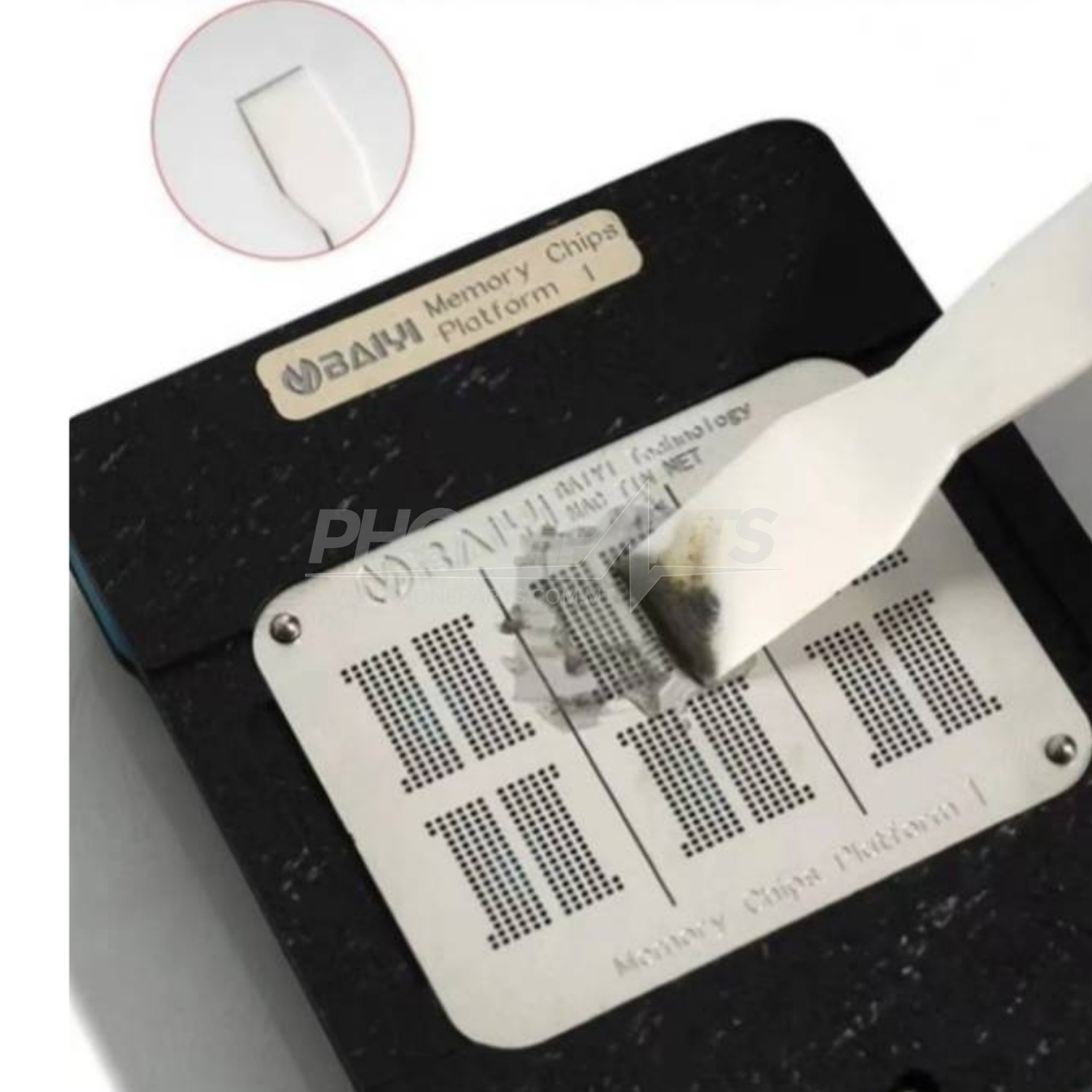 Baiyi DS8 Multifunctional BGA Ceramic Tin Scraper (Anti-static Anti ...