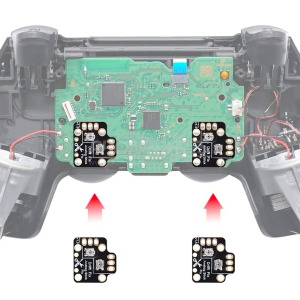Drift fix controller analog stick fix mod for PS4, PS5 and Xbox One (black)