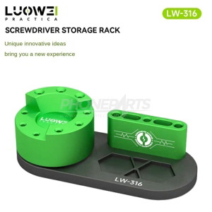 LUOWEI LW-316 STORAGE BOX 360° ROTATING BASE SCREWDRIVER HOLDER