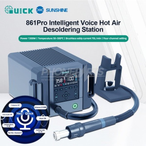 QUICK 861PRO SMART HOT AIR 1300W DESOLDERING STATION