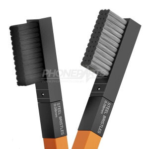 WYLIE ALUMINUM ALLOY STEEL BRUSH & FRIM BRISTLES BRUSH (2 IN 1)