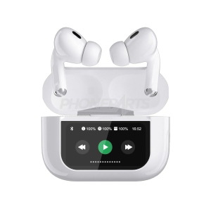2024 BLUETOOTH 5.4 TWS WIRELESS EARPHONE INTELLIGENT COLOUR TOUCH SCREEN LCD