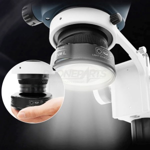 Kaisi True L Microscope Polarized LED Ring Light Anti Glare Optical System