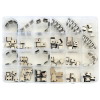 120 pcs type-c connector set box