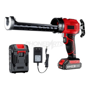 21V Electric Caulking Gun Kit With LED Light & Battery and Charger