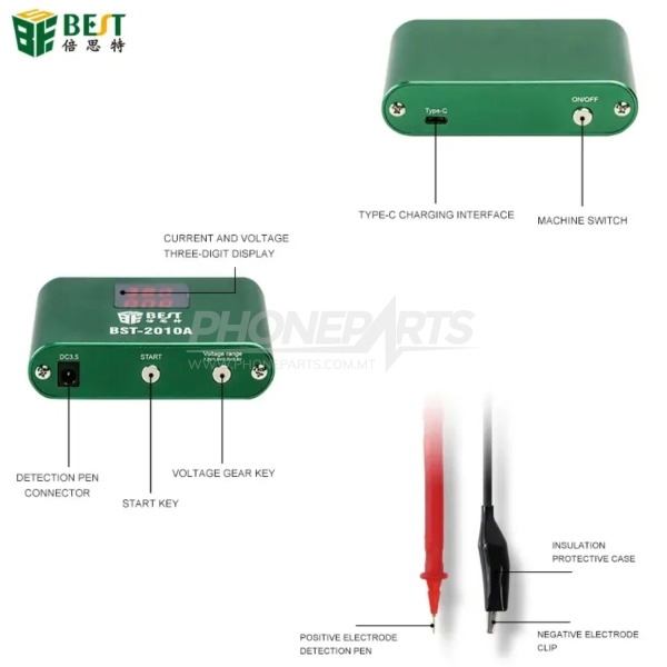 Senza nome BST-2010A 10A Portable Short Killer Detector