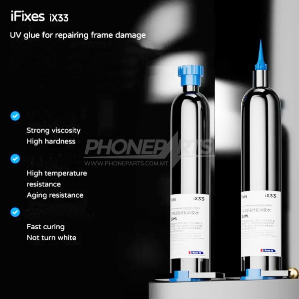 ifixes-ix33-uv-glue-for-repairing-frame-damage-2 iFixes iX33 UV Glue for Repairing Frame Damage (30ML)