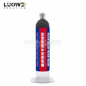 LUOWEI LW-018 Special Caulking Glue For Curved Screen Repair Black (30ML)
