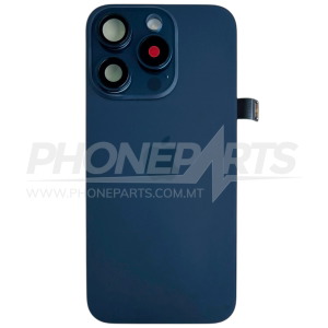 Back glass  with full components for iPhone 15 Pro Max