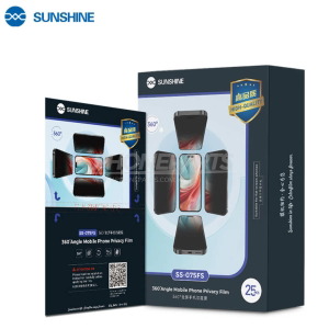 SUNSHINE SS-075FS FULL-SCREEN 360° PRIVACY HYDROGEL FILM (25PCS)