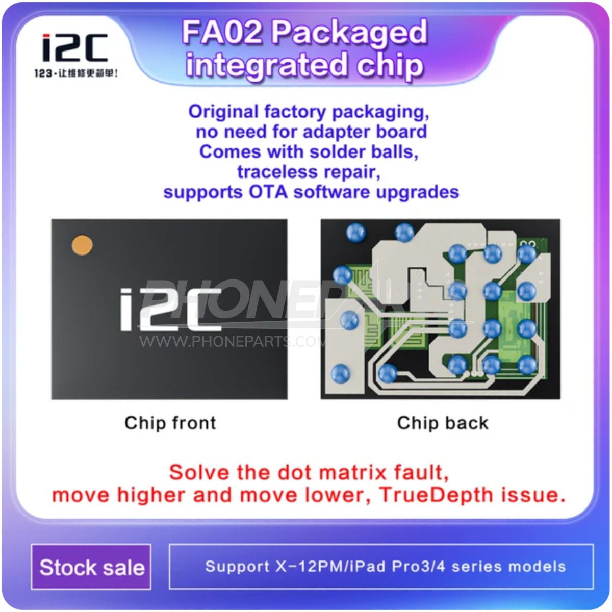 i2C FA02 Packaged integrated Chip - Phoneparts