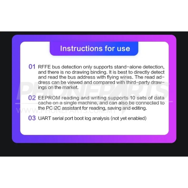 ii2C i6S RFFE Chip Bus Detection Board - Phoneparts