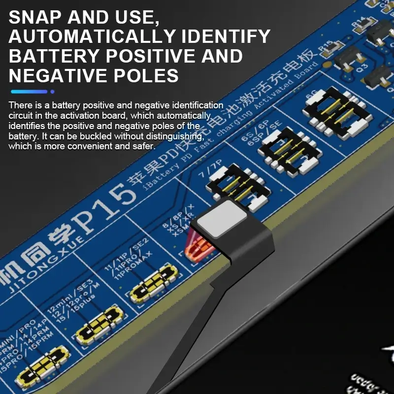 JTX P15 Battery Activation Board With PD Fast Charging for iPhone