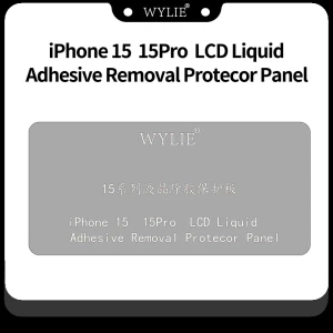 Wylie LCD Liquid Adhesive Removal Protector Panel for iPhone 15 Series