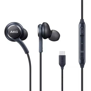 AKG Earphones Headphones Type-C Connector (Black Colour)