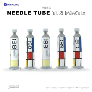 Mijing Needle Tube Tin Paste 138/ 150/ 183/ 199/ 217 ℃