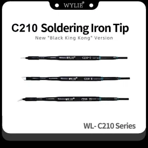 WYLIE C210 Black Diamond Series Soldering Iron Tips and Heating Core