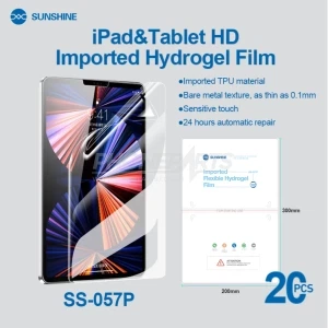 SUNSHINE SS-057P HD IMPORTED HYDROGEL TABLET/IPAD FILMS (20 PCS)
