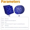 Mechanic SCR Portable Magnetic PAD for Screws Storage (SET 8 PCS)
